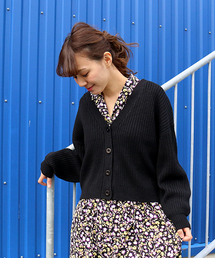 n'ee-ne | ショートカーディガン(カーディガン/ボレロ)