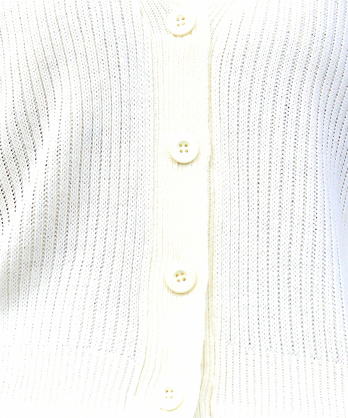 n'ee-ne（ネーネ）の「ショートカーディガン（カーディガン/ボレロ・レディース・アイボリー/ブラック/杢グレー/パープル・FREE）」の12枚目の写真