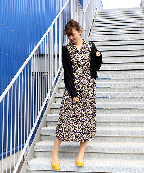 n'ee-ne（ネーネ）の「ショートカーディガン（カーディガン/ボレロ・レディース・アイボリー/ブラック/杢グレー/パープル・FREE）」の13枚目の写真