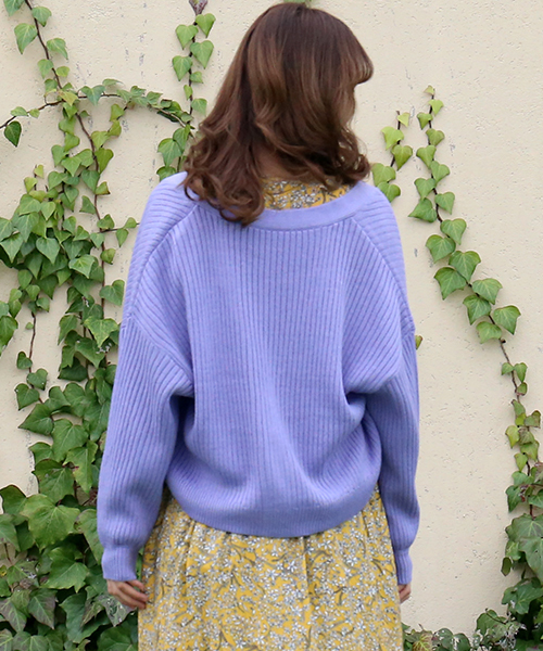 n'ee-ne（ネーネ）の「ショートカーディガン（カーディガン/ボレロ・レディース・アイボリー/ブラック/杢グレー/パープル・FREE）」の22枚目の写真