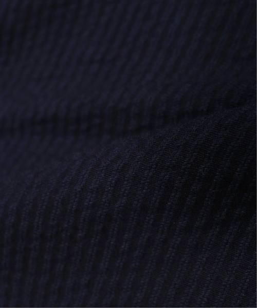 UNIVERSAL OVERALL（ユニバーサルオーバーオール）の「UNIVERSAL OVERALL / ユニバーサルオーバーオール × 417別注 シアサッカーアトゾメジャケット（テーラードジャケット・メンズ・ネイビー/ブラウン・LARGE/MEDIUM）」の17枚目の写真