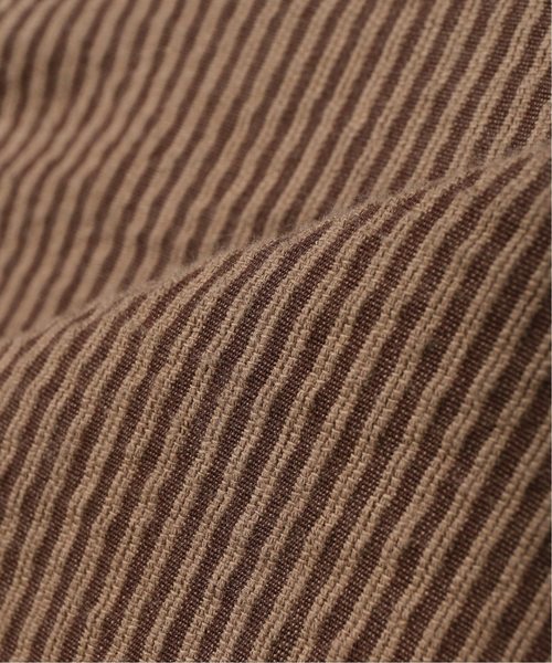 UNIVERSAL OVERALL（ユニバーサルオーバーオール）の「UNIVERSAL OVERALL / ユニバーサルオーバーオール × 417別注 シアサッカーアトゾメジャケット（テーラードジャケット・メンズ・ネイビー/ブラウン・LARGE/MEDIUM）」の18枚目の写真