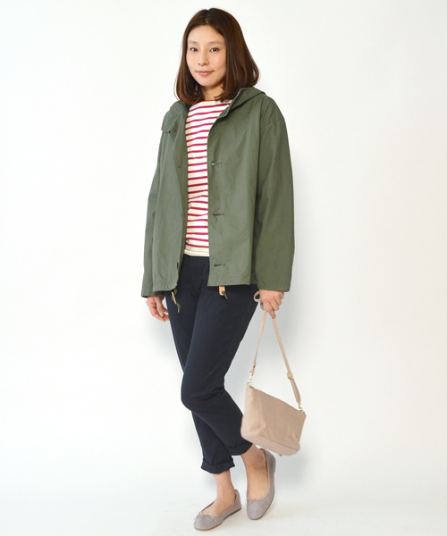 liflattie ships（リフラティ シップス）の「liflattie:フレンチボーダー 7スリーブ ◇（Tシャツ/カットソー・レディース・ホワイト/ブルー/ネイビー/ピンク・ONE SIZE）」の11枚目の写真