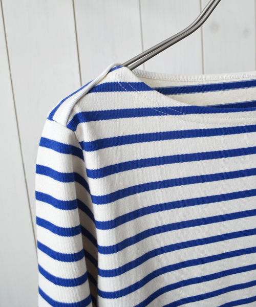 liflattie ships（リフラティ シップス）の「liflattie:フレンチボーダー 7スリーブ ◇（Tシャツ/カットソー・レディース・ホワイト/ブルー/ネイビー/ピンク・ONE SIZE）」の8枚目の写真