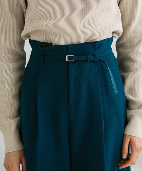 UNITED TOKYO（ユナイテッドトウキョウ）の「ワンタックワイドパンツ（その他パンツ・レディース・グリーン/アイボリー/ブラック/ブラウン/パープル・1/2/3）」の11枚目の写真