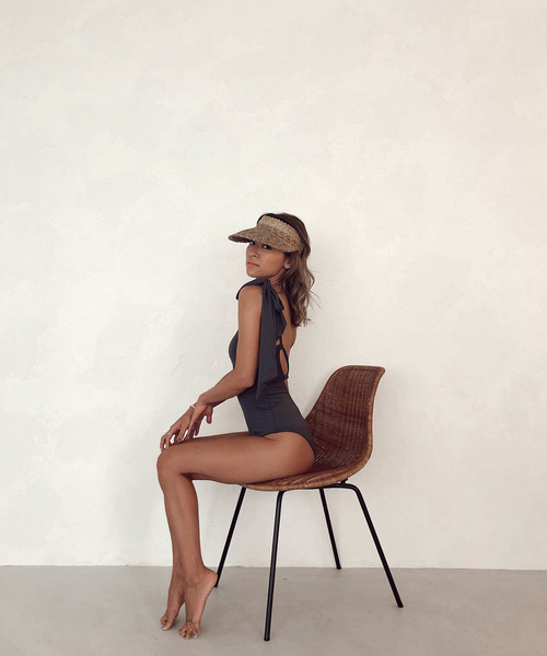 FLAG by ALEXIA STAM(フラッグバイアリシアスタン)の「Pandan Sun Visor/サンバイザー(サンバイザー・レディース・ブラウン/ナチュラル・FREE)」の16枚目の写真