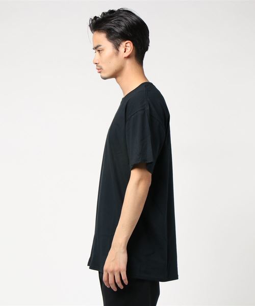 FRUIT OF THE LOOM(フルーツオブザルーム)の「【Bl】【FRUIT OF THE LOOM】 シンプルT(Tシャツ/カットソー・メンズ・ホワイト/ブラック・SMALL/MEDIUM/LARGE/X-LARGE)」の3枚目の写真