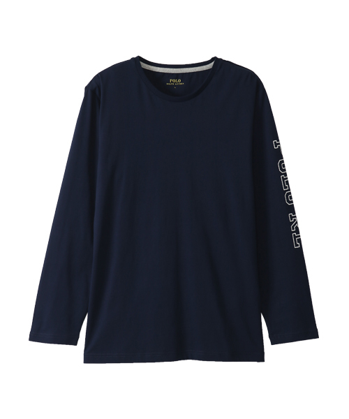 POLO RALPH LAUREN（ポロ ラルフ ローレン）の「【POLO RALPH LAUREN】長袖 クルーネック（Tシャツ/カットソー・メンズ・ヘザーグレー/ブラック/ネイビー/レッド・X-LARGE）」の3枚目の写真