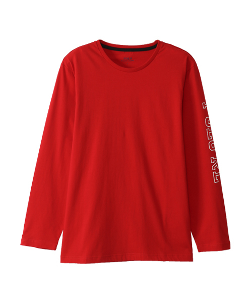 POLO RALPH LAUREN（ポロ ラルフ ローレン）の「【POLO RALPH LAUREN】長袖 クルーネック（Tシャツ/カットソー・メンズ・ヘザーグレー/ブラック/ネイビー/レッド・X-LARGE）」の4枚目の写真