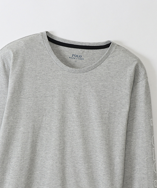POLO RALPH LAUREN（ポロ ラルフ ローレン）の「【POLO RALPH LAUREN】長袖 クルーネック（Tシャツ/カットソー・メンズ・ヘザーグレー/ブラック/ネイビー/レッド・X-LARGE）」の5枚目の写真