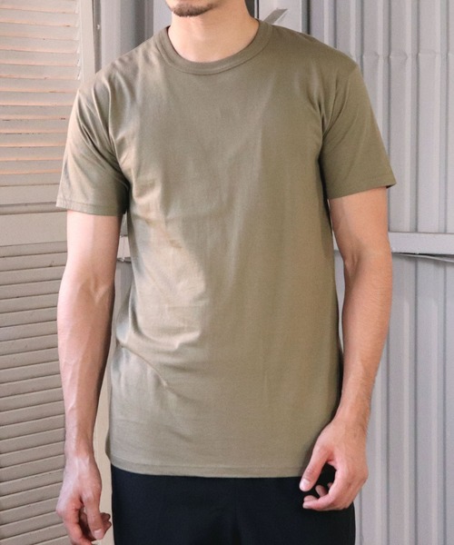 SOFFE（ソフィー）の「∴【 SOFFE / ソフィー 】 MILITARY TEES ミリタリーパックTシャツ　3PAC SS RING CTN TE（Tシャツ/カットソー・メンズ・ブラック/タン・M/L）」の5枚目の写真