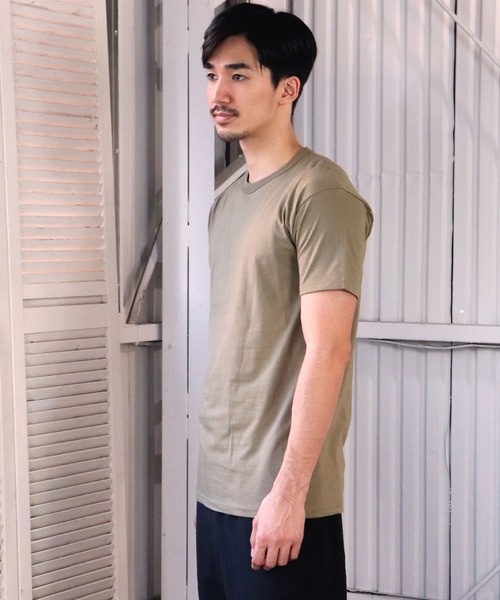 SOFFE（ソフィー）の「∴【 SOFFE / ソフィー 】 MILITARY TEES ミリタリーパックTシャツ　3PAC SS RING CTN TE（Tシャツ/カットソー・メンズ・ブラック/タン・M/L）」の6枚目の写真