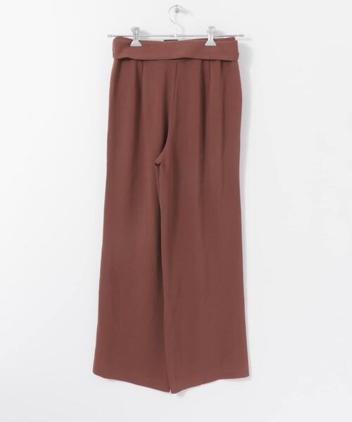 URBAN RESEARCH ROSSO（アーバンリサーチロッソ）の「ベルト付きセミワイドパンツ∴（その他パンツ・レディース・ブラウン/ブラック・36/38）」の13枚目の写真