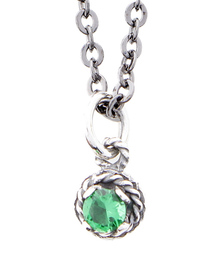 ネックレス/ラウンドカット/5mm/チェーン