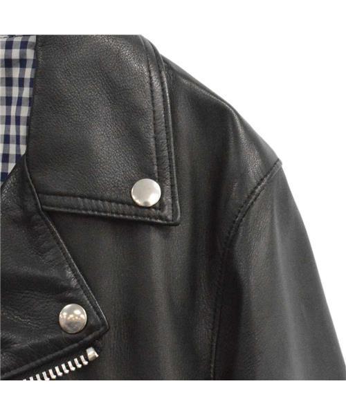 UNDER COVER チェック柄 ダブルライダース