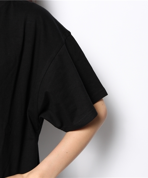 i（アイ）の「Iプリントティー（Tシャツ/カットソー・レディース・ホワイト/ブラック・ﾌﾘ-）」の9枚目の写真