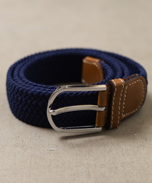 NO WAY（ノーウェイ）の「/ゴムメッシュベルト/（ベルト・メンズ・ネイビー/グレー/マルチ/ホワイト系その他/ベージュ系その他/ブラック系その他/ブルー系その他/ホワイト/ロイヤルブルー/ブラウン/ブラウン系その他3/ブルー系その他2/ライトグレー/ブラック系その他2/カーキ/ブラウン系・FREE）」の12枚目の写真