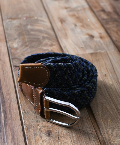 NO WAY（ノーウェイ）の「/ゴムメッシュベルト/（ベルト・メンズ・ネイビー/グレー/マルチ/ホワイト系その他/ベージュ系その他/ブラック系その他/ブルー系その他/ホワイト/ロイヤルブルー/ブラウン/ブラウン系その他3/ブルー系その他2/ライトグレー/ブラック系その他2/カーキ/ブラウン系・FREE）」の15枚目の写真