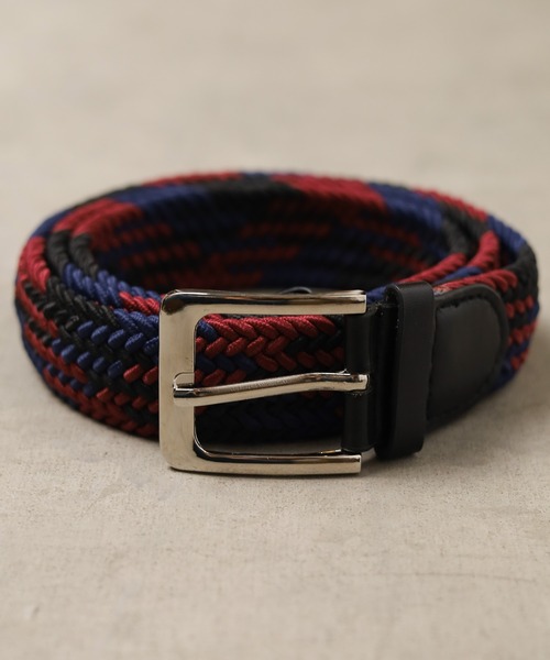 NO WAY（ノーウェイ）の「/ゴムメッシュベルト/（ベルト・メンズ・ネイビー/グレー/マルチ/ホワイト系その他/ベージュ系その他/ブラック系その他/ブルー系その他/ホワイト/ロイヤルブルー/ブラウン/ブラウン系その他3/ブルー系その他2/ライトグレー/ブラック系その他2/カーキ/ブラウン系・FREE）」の16枚目の写真