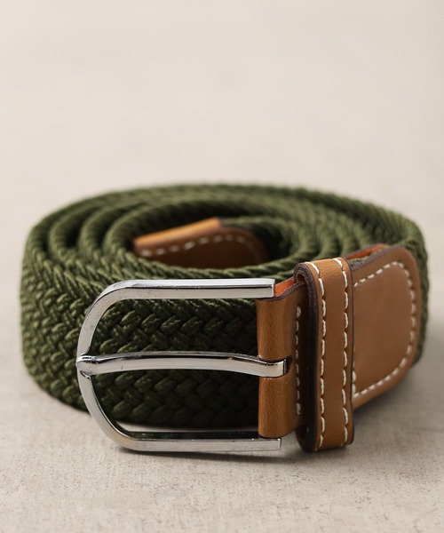 NO WAY（ノーウェイ）の「/ゴムメッシュベルト/（ベルト・メンズ・ネイビー/グレー/マルチ/ホワイト系その他/ベージュ系その他/ブラック系その他/ブルー系その他/ホワイト/ロイヤルブルー/ブラウン/ブラウン系その他3/ブルー系その他2/ライトグレー/ブラック系その他2/カーキ/ブラウン系・FREE）」の21枚目の写真