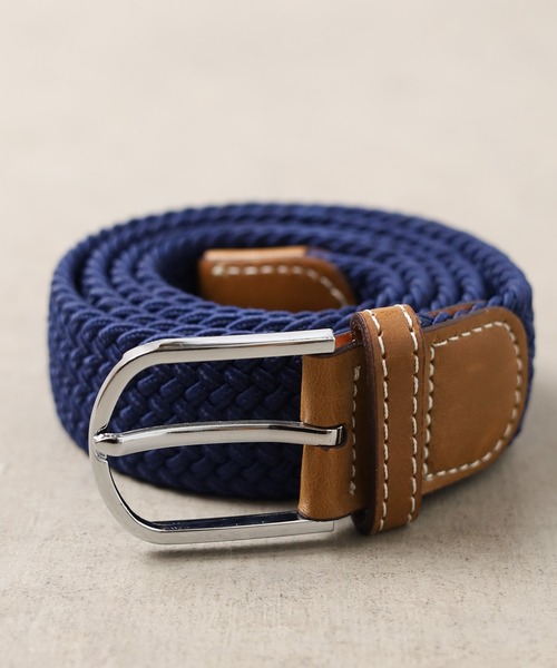 NO WAY（ノーウェイ）の「/ゴムメッシュベルト/（ベルト・メンズ・ネイビー/グレー/マルチ/ホワイト系その他/ベージュ系その他/ブラック系その他/ブルー系その他/ホワイト/ロイヤルブルー/ブラウン/ブラウン系その他3/ブルー系その他2/ライトグレー/ブラック系その他2/カーキ/ブラウン系・FREE）」の20枚目の写真