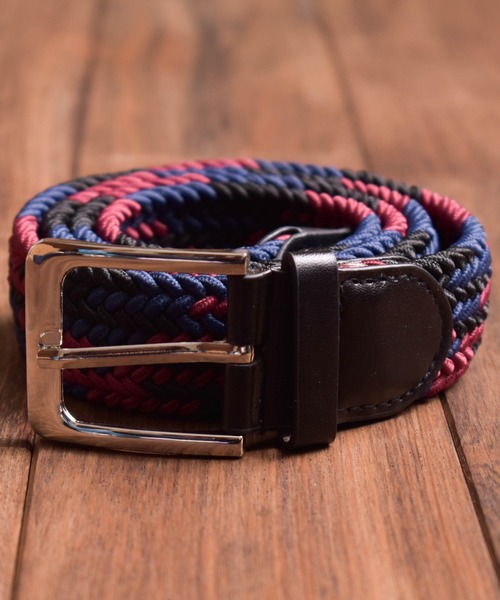 NO WAY（ノーウェイ）の「/ゴムメッシュベルト/（ベルト・メンズ・ネイビー/グレー/マルチ/ホワイト系その他/ベージュ系その他/ブラック系その他/ブルー系その他/ホワイト/ロイヤルブルー/ブラウン/ブラウン系その他3/ブルー系その他2/ライトグレー/ブラック系その他2/カーキ/ブラウン系・FREE）」の17枚目の写真