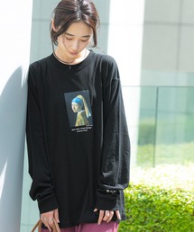 MONO-MART | 別注プリントART ビッグシルエット アートプリント L/Sカットソー/GIRL WITH A PEARL EARING/VINCENT WILLEM VAN GOGH/THE LAST SUPPER(Tシャツ/カットソー)