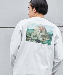 MONO-MART | 別注プリントART ビッグシルエット アートプリント L/Sカットソー/GIRL WITH A PEARL EARING/VINCENT WILLEM VAN GOGH/THE LAST SUPPER(Tシャツ/カットソー)