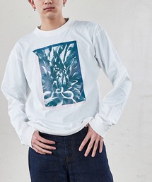 別注プリントART ビッグシルエット アートプリント L/Sカットソー