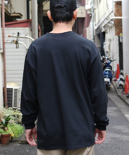 VANS(バンズ)の「VANS/ヴァンズ Moving Ray FLV L/S T-Shirt ロンT(Tシャツ/カットソー・メンズ・ブラック/ホワイト・L/M/XL)」の10枚目の写真