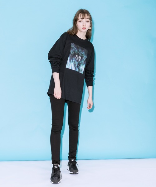 VANS(バンズ)の「VANS/ヴァンズ Moving Ray FLV L/S T-Shirt ロンT(Tシャツ/カットソー・メンズ・ブラック/ホワイト・L/M/XL)」の15枚目の写真