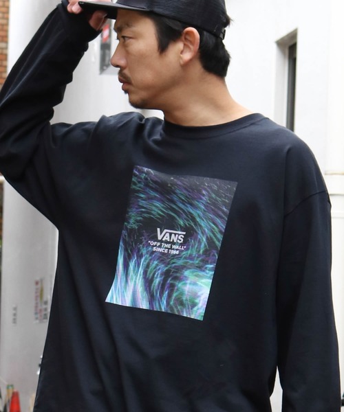 VANS(バンズ)の「VANS/ヴァンズ Moving Ray FLV L/S T-Shirt ロンT(Tシャツ/カットソー・メンズ・ブラック/ホワイト・L/M/XL)」の17枚目の写真
