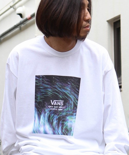 VANS(バンズ)の「VANS/ヴァンズ Moving Ray FLV L/S T-Shirt ロンT(Tシャツ/カットソー・メンズ・ブラック/ホワイト・L/M/XL)」の18枚目の写真