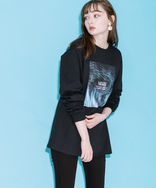 VANS(バンズ)の「VANS/ヴァンズ Moving Ray FLV L/S T-Shirt ロンT(Tシャツ/カットソー・メンズ・ブラック/ホワイト・L/M/XL)」の19枚目の写真