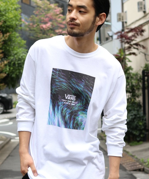 VANS(バンズ)の「VANS/ヴァンズ Moving Ray FLV L/S T-Shirt ロンT(Tシャツ/カットソー・メンズ・ブラック/ホワイト・L/M/XL)」の20枚目の写真