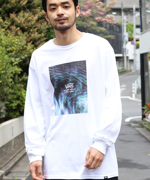 VANS(バンズ)の「VANS/ヴァンズ Moving Ray FLV L/S T-Shirt ロンT(Tシャツ/カットソー・メンズ・ブラック/ホワイト・L/M/XL)」の21枚目の写真