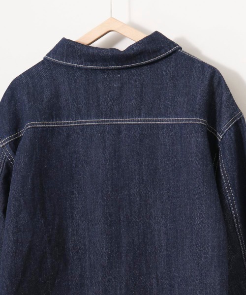 cepo（セポ）の「ステッチ　ワークジャケット（デニムジャケット・レディース・オフホワイト/ワンウォッシュ・M）」の14枚目の写真