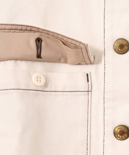 cepo（セポ）の「ステッチ　ワークジャケット（デニムジャケット・レディース・オフホワイト/ワンウォッシュ・M）」の18枚目の写真