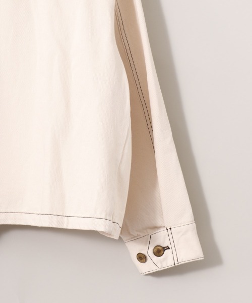 cepo（セポ）の「ステッチ　ワークジャケット（デニムジャケット・レディース・オフホワイト/ワンウォッシュ・M）」の19枚目の写真