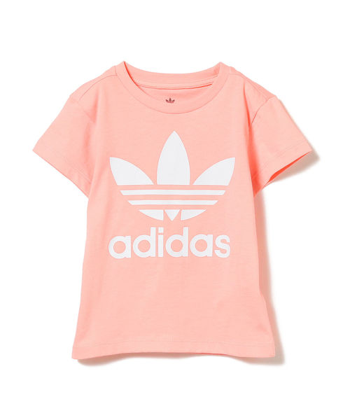 こども ビームス（コドモビームス）の「adidas / オリジナルス トレフォイル ロゴ プリント Tシャツ 20 (110～130cm)（Tシャツ/カットソー・キッズ・ホワイト/ブラック/ピンク・110/120/130）」の3枚目の写真