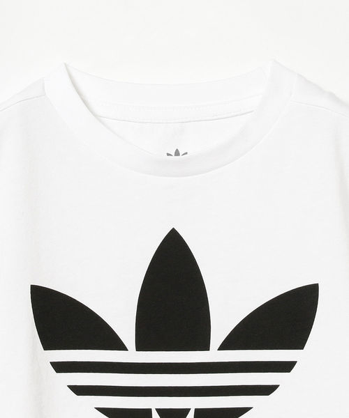 こども ビームス（コドモビームス）の「adidas / オリジナルス トレフォイル ロゴ プリント Tシャツ 20 (110～130cm)（Tシャツ/カットソー・キッズ・ホワイト/ブラック/ピンク・110/120/130）」の7枚目の写真