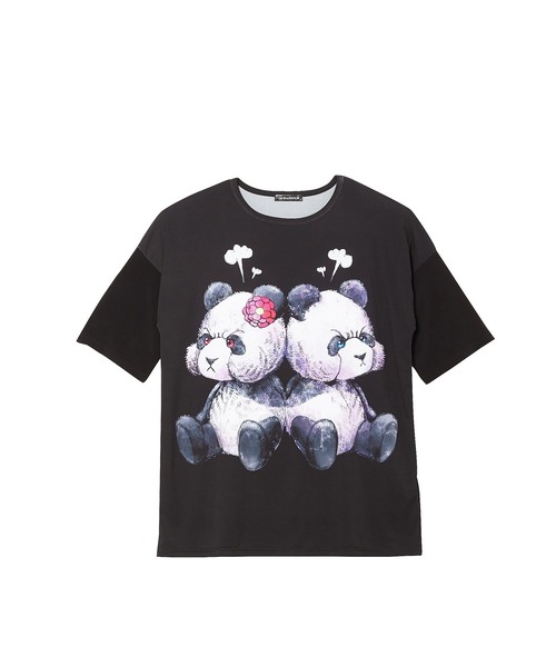 【SALE】ankoROCK ツンデレカップルパンダTシャツ 希少 ankoROCK ツンデレカップルパンダTシャツ