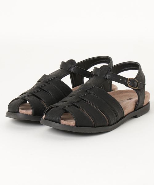 chumchum（チャムチャム）の「大人のグルカサンダル（サンダル・レディース・ライトグレー/ブラック/キャメル/ピンク・M/L/LL/S）」の2枚目の写真