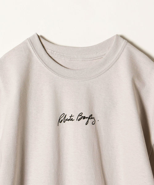 GOOD ROCK SPEED（グッドロックスピード）の「GOOD ROCK SPEED:Roberta Bayleyビッグプリント TEE（Tシャツ/カットソー・レディース・ホワイト/ライトグレー・ONE SIZE）」の12枚目の写真