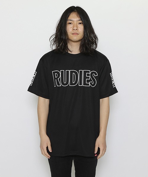 RUDIE'S（ルーディーズ）の「PHAT DRY-T / ファット ドライ T（Tシャツ/カットソー・メンズ・ホワイト/ブラック・M/L/XL/XXL）」の2枚目の写真