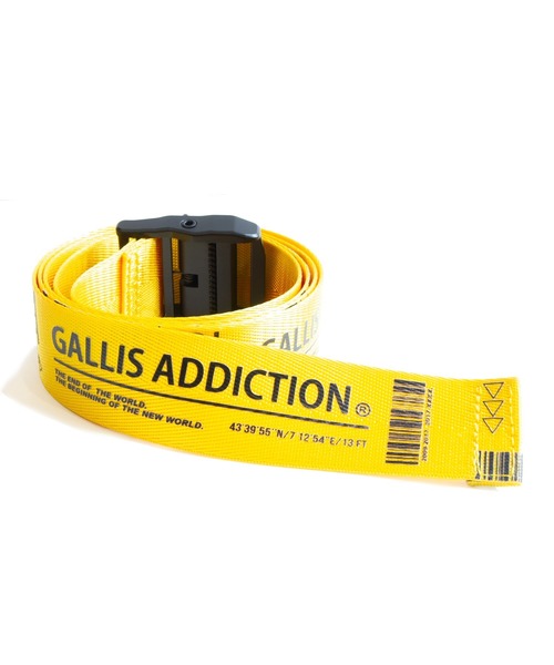GALLIS ADDICTION(ガリスアディクション)の「GA INDUSTRIAL BELT/ガチャベルト(ベルト・メンズ・ブラック/イエロー/オレンジ・FREE)」の12枚目の写真