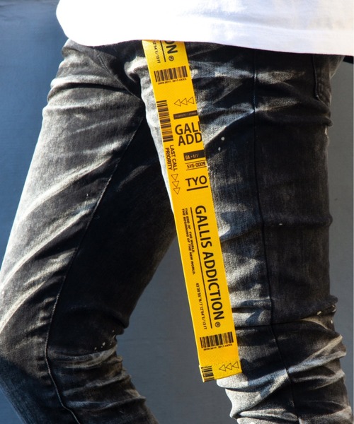 GALLIS ADDICTION(ガリスアディクション)の「GA INDUSTRIAL BELT/ガチャベルト(ベルト・メンズ・ブラック/イエロー/オレンジ・FREE)」の15枚目の写真