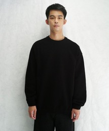 crepuscule | crepuscule Moss stitch crew slit(Tシャツ/カットソー)