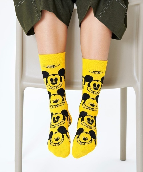 Happy Socks（ハッピーソックス）の「【Limited】Happy Socks × Disney GIFT BOX 4足組 クルー