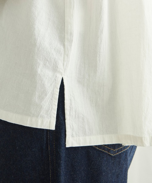 Lene(レネ)の「アンティークレース 切り替えブラウス(シャツ/ブラウス・レディース・ホワイト/ネイビー・FREE)」の21枚目の写真